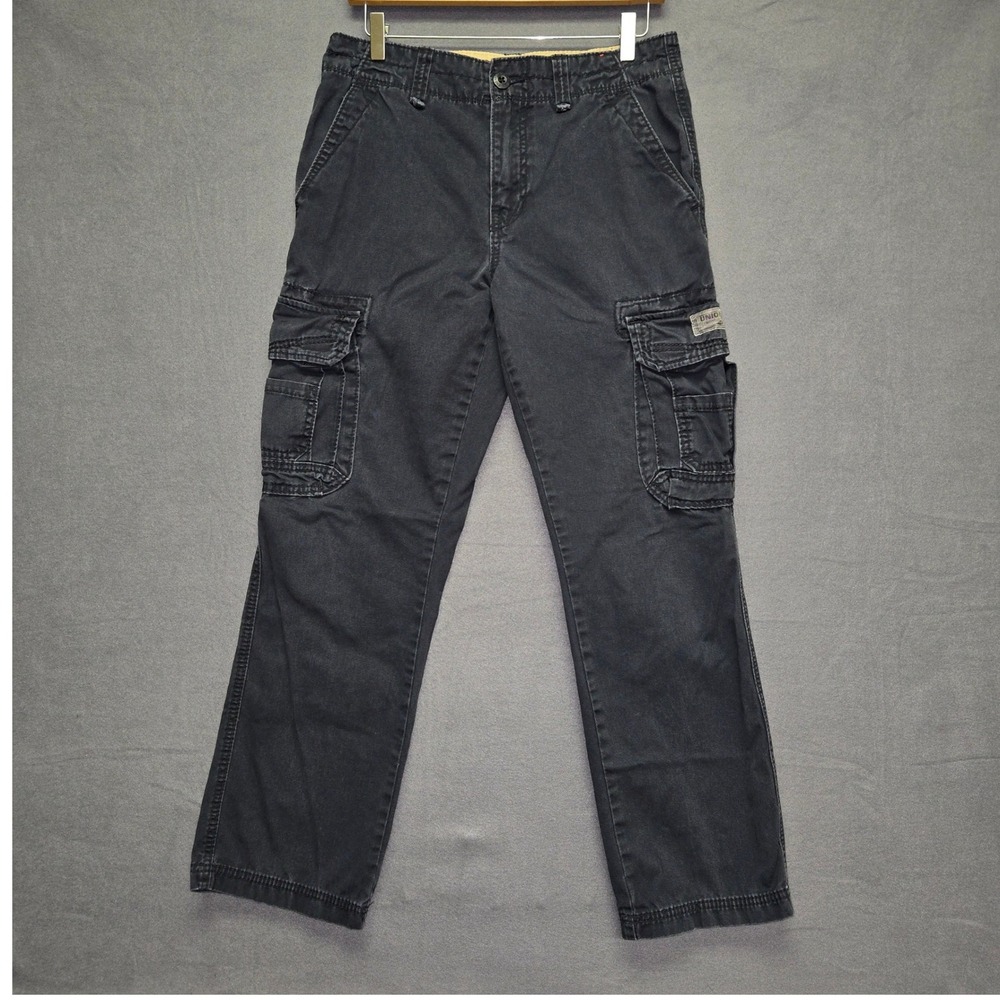 Unionbay Cargo Pants Utility Streetwear 31x30 Faded Navy Multi-Pocket y2k